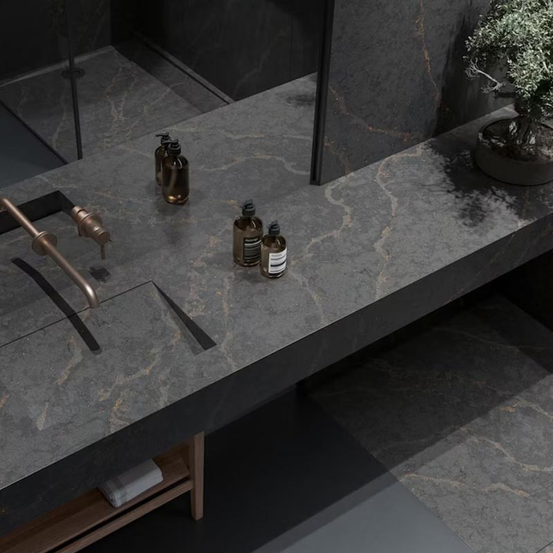 Plan de travail en Quartz Silestone® Bohemian Flame